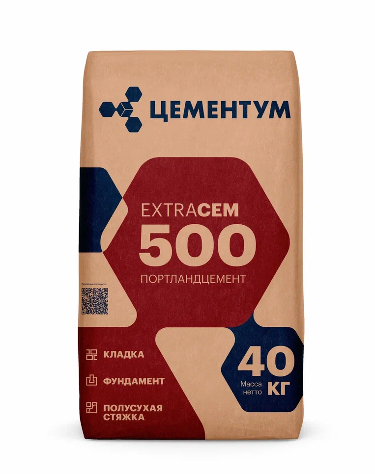 Цемент серый 40кг